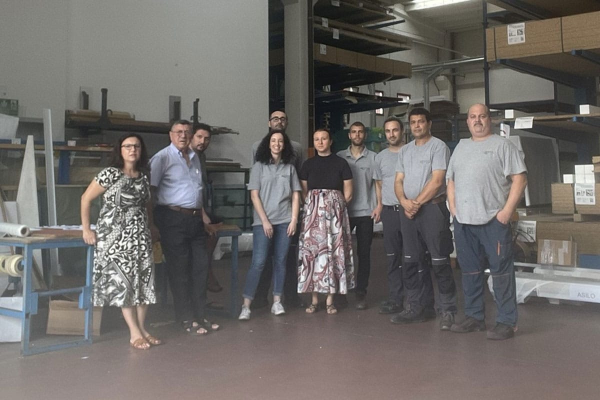 Il team di Fipe System che si occupa della producine di pareti divisorie.